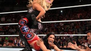 Raw Natalya vs Melina [upl. by Dnaltruoc]