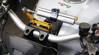 Öhlins steering damper and Ducabike parts for Ducati Monster by carbonworldde [upl. by Howes]