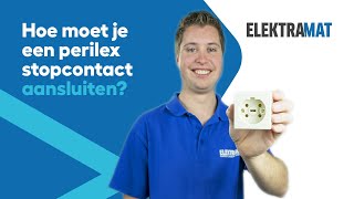 Hoe moet je een perilex stopcontact aansluiten [upl. by Mcwherter]