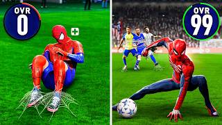 Coloquei o HOMEM ARANHA no FIFA E a Cada GOL  1 OVERALL [upl. by Neehar327]