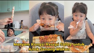 Maryam Kongsi Resepi Satay Ayam Untuk Anak Senang Makan [upl. by Leahicm]