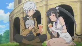 DanMachi Scene  Date With HestiaEng Sub [upl. by Ellirpa]