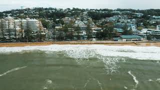 Big waves at Terrigal and Wamberal Beach Shot on DJI Mavic2Pro [upl. by Whitebook]