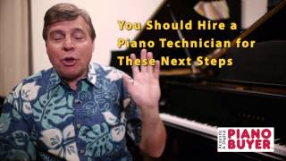 Where to find the serial number on an upright piano [upl. by Terrill]