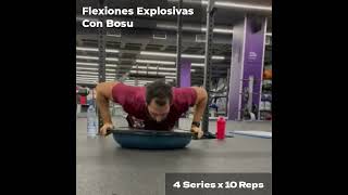 Flexiones Explosivas con BOSU [upl. by Laehcar945]