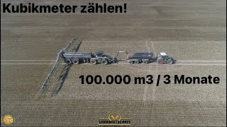 Kubikmeter zählen 100000 m3 in 3 Monaten Agrarlohn Müritz im Großeinsatz beim Gülleausbringen 2022 [upl. by Acinhoj]