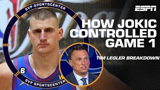 Tim Legler Touchscreen How Nikola Jokic used his passing to win Game 1 vs Heat  SC with SVP [upl. by Aneem649]