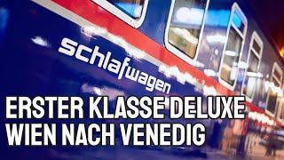 ÖBB NightJet von Wien nach Venedig Santa Lucia im Erster Klasse Deluxe SchlafAbteil [upl. by Siward3]