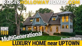 Touring a 32 Million Multigenerational Home in Charlotte NC  Luxury Real Estate [upl. by Ainatit834]