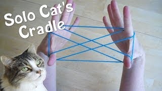 Solo Cats Cradle  How to play with only one person Step by Step [upl. by Gausman649]