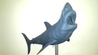 GREAT WHITE SHARK SCULPTURE 3 of 5 [upl. by Annotahs862]