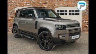 202323 LAND ROVER DEFENDER 110 XDYNAMIC SE IN SILICON SILVER METALLIC WITH BLACK LEATHER INTERIOR [upl. by Butte]