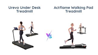 UREVO vs ACTFLAME Under Desk Treadmill Comparison 🏋️‍♂️ [upl. by Avner835]