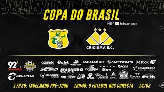 COPA DO BRASIL 2024 AO VIVO BRASILIENSE X CRICIÚMA  14032024 [upl. by Stearns698]