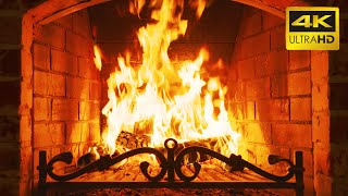 🔥 FIREPLACE 10 HOURS ULTRA HD 4K 🔥 Relaxing Fire Burning Video amp Crackling Fireplace Sounds [upl. by Klina]