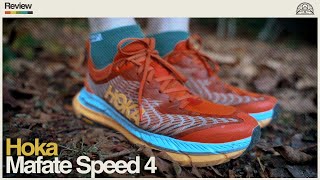 An ultracapable trail runner  HOKA MAFATE SPEED 4  Ginger Runner Review [upl. by Annaicul]