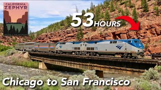 Amtrak California Zephyr  the most SCENIC ride in the USA [upl. by Kcirde]