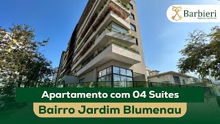 Moderno e exclusivo apartamento de alto padrão no Bairro Jardim Blumenau Completa infraestrutura [upl. by Becket]