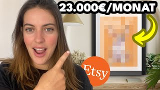 Etsy Bestseller enthüllt  Digitale Produkte auf Etsy verkaufen Anleitung  so gehts [upl. by Ayinat]