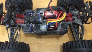 Installing the ZTW Beast 18 Brushless system in my Traxxas Summit [upl. by Ayeka]