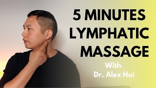 Simple Lymphatic Massage for the Head Face and Neck [upl. by Lokkin]