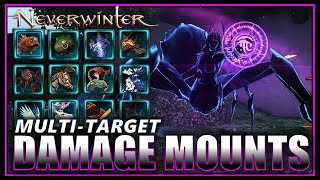 BEST Mount for Multi Target DAMAGE surprising 20k magnitude Target Caps Tested  Neverwinter [upl. by Boswell]