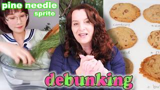 Debunking Pine Needle Soda a Medical SCAM amp flat cookie hacks  How To Cook That Ann Reardon [upl. by Onitsuaf]