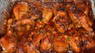 EASY JUICY OVEN BAKED BBQ CHICKEN YOU’LL NEVER MAKE BBQ CHICKEN ANOTHER WAY I SEE YOU CHICKEN [upl. by Dever]