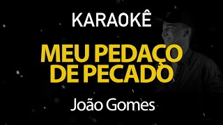 Meu Pedaço de Pecado  João Gomes Karaokê Version [upl. by Swithbert331]