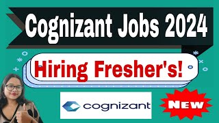 Cognizant WFH Job 2024 for Freshers Recruitment as Content Review Moderation Curation [upl. by Elda]