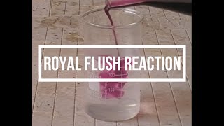 Reaction of Potassium Permanganate and Hydrogen Peroxide [upl. by Cinda272]