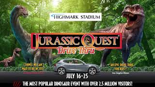 Jurassic Quest DriveThru Buffalo NY July 1625 2021 [upl. by Carine192]