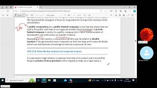 ORGANISATIONAL FORMS CORPORATE ISSUERS FEATURES AND OWNERSHIP CFA LEVEL 1 READING 22 [upl. by Macri]