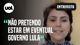 Manuela DÁvila Não está em meus planos participar de eventual governo Lula [upl. by Eversole]