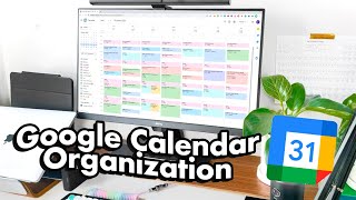 My Google Calendar System 🗓️ Student Productivity amp Time Management [upl. by Moulton104]