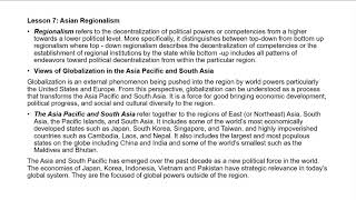 Asian Regionalism [upl. by Buiron]