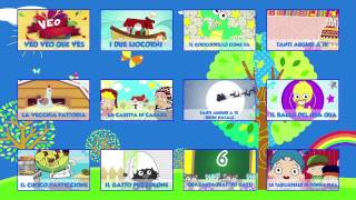 MENU VIDEO ANIMATI  Canzoni per bambini e bimbi piccoli [upl. by Brunhilda]