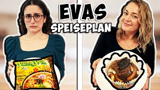 24 H BESTIMMT EVA den SPEISEPLAN von Dania amp Bianca [upl. by Farrand]