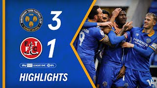 Shrewsbury Town 31 Fleetwood Town  2324 highlights [upl. by Ecirehs889]