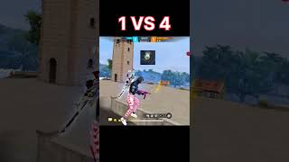 1 vs 4 🔥🔥⚡destroy in second mo40 shortfeed tgrnrz freefire [upl. by Yung]