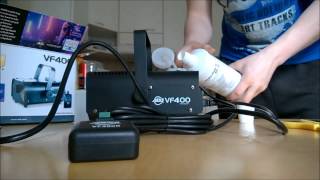 ADJ VF400 400W mobile Fog Smoke Machine Unboxing amp Review [upl. by Torres]