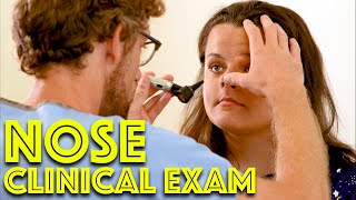 Nose Examination OSCE and Nasal Cavity Inspection  Clinical Skills  Dr Gill [upl. by Con]