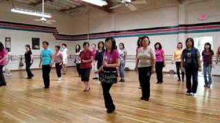 Little Rhumba Line Dance Demo amp Walk Through [upl. by Ahsenik]