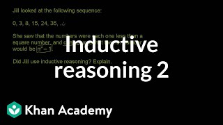 Inductive reasoning 2  Sequences series and induction  Precalculus  Khan Academy [upl. by Juliette]