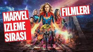 Marvel Filmleri Hangi Sırayla İzlenmeli Marvel Filmleri İzleme Sırası [upl. by Ahtis]