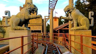 Jaguar Roller Coaster Knotts Berry Farm 4K [upl. by Getter]