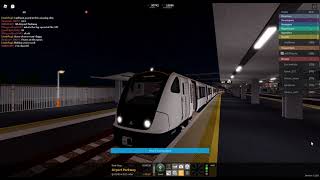 SCR Airport Shuttle to Terminals Full Route Roblox [upl. by Letnahs317]