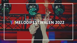 🇸🇪 Melodifestivalen 2022  SemiFinal 1  Recap [upl. by Ylluz]