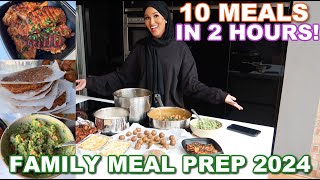 MEAL PREP FOR A MONTH WITH ME IN 2 HOURS  RECIPES 2024 macampcheese lamb curry amp MORE [upl. by Ludlow]