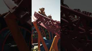 🐶 Disney World Slinky Dog Dash Roller Coaster [upl. by Llerot]